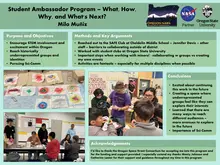 Student Ambassador Experience Poster
